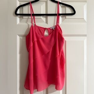 Naked Zebra Vibrant Pink Layered Camisole